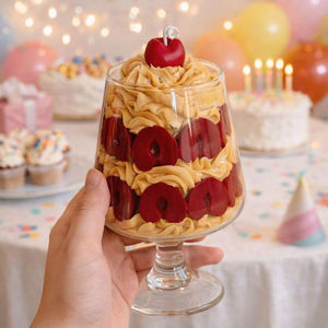 <span class=keywords><strong>Bougie</strong></span> en forme <span class=keywords><strong>de</strong></span> parfait à la cerise en gros, <span class=keywords><strong>bougie</strong></span> parfumée au dessert en cire <span class=keywords><strong>de</strong></span> soja mignonne pour la décoration <span class=keywords><strong>de</strong></span> la <span class=keywords><strong>maison</strong></span>, cadeau pour la fête des mères, mariage, fête d'anniversaire - Product Image 1
