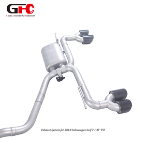 <span class=keywords><strong>Precio</strong></span> de Fábrica GFC para VW <span class=keywords><strong>Golf</strong></span> 7 <span class=keywords><strong>TSI</strong></span> 1.4t 2014 con Sistema de Escape, Silenciador con Puntas Cuádruples de Acero Inoxidable 304, Tubo de Escape Catback - Product Image 5