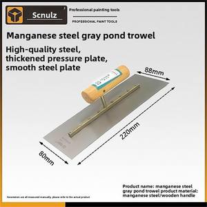 <span class=keywords><strong>Couteau</strong></span> de truelle de <span class=keywords><strong>peintre</strong></span> grattage des murs outil de mastic <span class=keywords><strong>couteau</strong></span> de piscine de cendres en acier inoxydable pour réparation de murs et plâtrage - Product Image 2