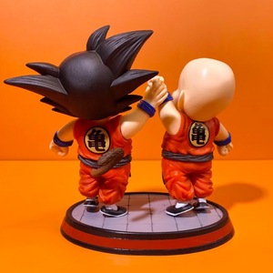 2 Estilos al por Mayor, Figura de Acción de <span class=keywords><strong>Son</strong></span> Goku y Krilin en la Infancia, Dragon Ball Z, Colección de PVC, Decoración para Habitación y Auto, Juguetes - Product Image 2