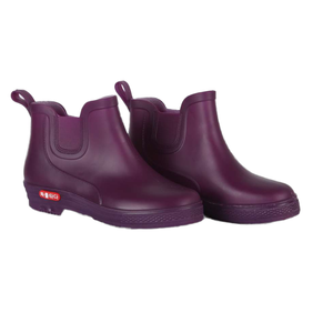 Wholesale Women's Lightweight PVC Chelsea Ankle Boots Anti-Slippery Waterproof Recyclable Rubber <b>Insole</b> for Rain Summer Winter - Product Image 3