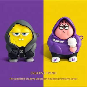 Nouveauté Couverture d'écouteur <span class=keywords><strong>en</strong></span> silicone de dessin animé <span class=keywords><strong>en</strong></span> forme <span class=keywords><strong>3D</strong></span> pour 1 <span class=keywords><strong>2</strong></span> 3 4 Pro Minion Case - Product Image 2