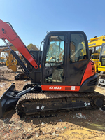 Excavadora Usada de Marca Japonesa KX183-3 de 8 Toneladas con Motor y Caja de Cambios en Buen Estado para la Venta