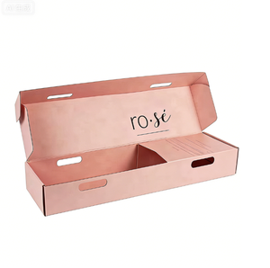 <strong>Custom</strong> Printed <strong>Flower</strong> Packaging <strong>Box</strong> Corrugated Bouquet Delivery <strong>Box</strong> With Handle For Florist Shipping - Product Image 2
