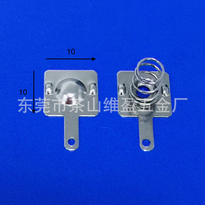 สปริงหน้าสัมผัสแบตเตอรี่ Weiying Hardware Aa รุ่น 005 สำหรับผลิตภัณฑ์อิเล็กทรอนิกส์และของเล่นที่มีการนำไฟฟ้าได้ดี - Product Image 4