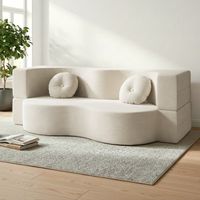 Großhandel Bodensofas 10 Stück Großbestellung Klappbares Schlafsofa 3-in-1 Umwandelbares Gästebett Platzsparender Schlafsessel