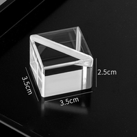 Support de Table en Acrylique Transparent Personnalisé pour Cartes – Présentoir Double Face pour Menus/Prix pour Restaurants, Hôtels, Bureaux