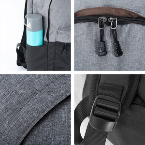 <span class=keywords><strong>Sac</strong></span> <span class=keywords><strong>à</strong></span> <span class=keywords><strong>dos</strong></span> Oxford décontracté transfrontalier 36-55L imperméable pour homme et <span class=keywords><strong>femme</strong></span>, idéal pour l'université et le collège, couleur unie - Product Image 4