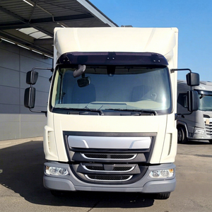 รถบรรทุกขนส่งสินค้า DAF สีขาว มุมมองด้านหน้า ปี 2022 สำหรับการขนส่งเชิงพาณิชย์ - Product Image 1