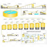 Usine clé en main de cyanuration et de lixiviation de minerai d'or rocheux – Équipement d'extraction minérale