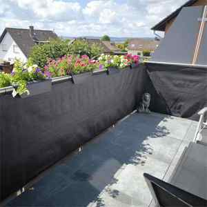 Nhiệm Vụ Nặng Nề 3 'X 10' Màu Xanh Lá Cây HDPE Riêng Tư Màn Hình Hàng Rào Windproof Ngoài Trời Tường Hiên Bóng Râm Net Bìa Gấp Tính Năng Vườn Lưới - Product Image 6