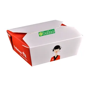 Bulk Order Lunch Box Cardboard Paper Food Pack Box OEM/ODM Service Free Samples