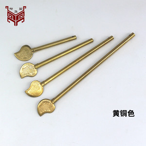 Guan Gong <b>Knife</b> Brass Pins 6.5cm 9cm 12cm 15cm Solid Core For Chinese Furniture <b>Locks</b> - Product Image 2