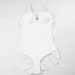 Tuta da donna con ferretto Push up con ferretto personalizzato tinta tinta unita spalline regolabili sottili per il controllo della pancia in pizzo che Lifting la tuta da donna - Product Image 2