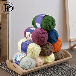 100 Nhuộm 50G Tay Đan 5 Lớp Len Crochet Sợi Siêu Mềm Bé Sữa Bông Sợi - Product Image 6