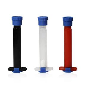 Barril de jeringa neumática dispensadora de pegamento <span class=keywords><strong>EFD</strong></span> de EE. UU. Transparente/Negro/ámbar de 3cc para jeringa de pegamento dispensador de fluidos - Product Image 1