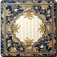 Tapis de mahjong américain à imprimé citron, directement de l'usine, tuiles bleues antidérapantes, réduction du bruit, tapis de table de mahjong