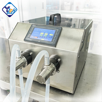 Machine de remplissage semi-automatique à pompe magnétique pour boissons, jus, lait, eau, aliments - Emballage de bouteilles en verre/plastique haute précision