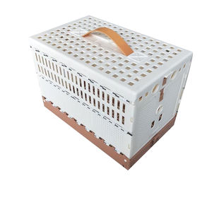 Katlanabilir plastik kuş ve güvercin seyahat taşıma kafesi evcil hayvan kuşları için eğitim ve serbest bırakma için kolay temizlenebilir - Product Image 3