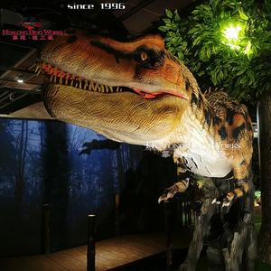 Крытая игровая площадка, аниматронный настенный динозавр T-rex Head - Product Image 3