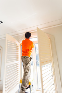 Nhà máy cung cấp giá tốt nội thất cửa sổ bay cửa chớp thiết kế mới phong cách PVC trồng cửa chớp - Product Image 5