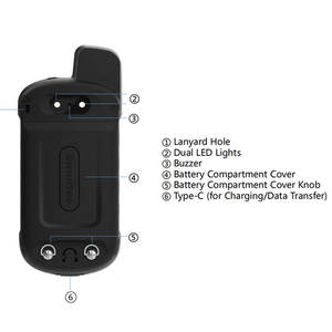 Peralatan Survei GNSS RTK Harga Terjangkau GPS Portabel IP65 4G Akurasi Tinggi 1cm Pengumpul Data GPS Genggam Layar 2.8-inci - Product Image 3