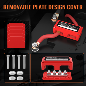 Barra de Distribución de Cobre a Granel 300A 12V con Pernos M10 de 4 x 3/8 pulgadas, Bloques de Distribución de Batería Certificados RoHS y CE para Aplicaciones Marítimas, Automotrices y Solares - Product Image 3