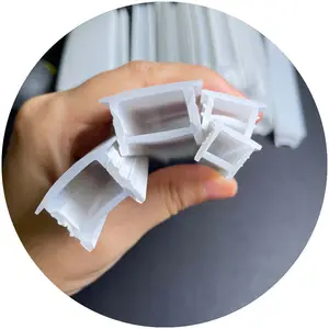 Insertion gratuite dans le mur, encastré, silicone blanc noir, 10x10 12x12 14x14 16x16 20x20 20x25 30x20 40x20 50x20, <span class=keywords><strong>tube</strong></span> néon pour bande <span class=keywords><strong>LED</strong></span> - Product Image 1