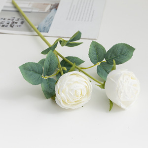 Automne en couleur conception <span class=keywords><strong>Simple</strong></span> simulé Rose décoration de la maison Vintage Rose fleur mariage Bouquets de fleurs artificielles - Product Image 5