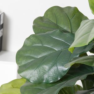 Arbre artificiel Ficus lyrata Dream Castle 100-200 cm, plante décorative d'intérieur, grand bonsai pour salon - Product Image 2