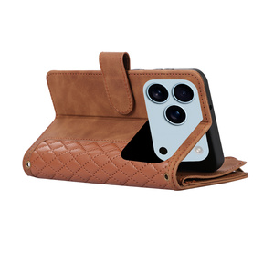 9 porte-cartes en cuir PU pour iPhone 17 16 15 14 13 12 11 Pro <span class=keywords><strong>Max</strong></span> Plus 16e 8G 7G Zipper Business Back Covers - Product Image 5