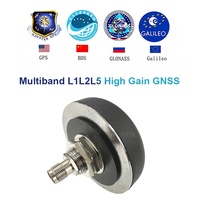 Antenne GPS multi-GNSS haute précision, GPS BEIDOU bande L1/L2, gain 37dBi, étanche IP67, connecteur femelle TNC, navigation