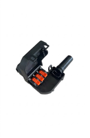 Adaptateur convertisseur CA à angle de 90 degrés, prise femelle C14 3 pôles 320 3 broches, prise mâle C13, 10A 250V, en cuivre et laiton