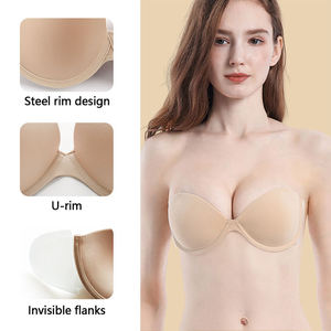 Reggiseno Adesivo Invisibile Sexy Push-up Senza Spalline e Senza Schienale, Monopezzo Sottile Mezza Coppa, per Vendita all'Ingrosso - Product Image 3