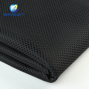 Venta al por mayor negro perforado transpirable 100 tela de punto simple de poliéster de <span class=keywords><strong>malla</strong></span> - Product Image 4