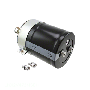 Distribuidor Autorizado LNX2V472MSEH Condensador de Aluminio 4700UF 20% 350V SCREW 4700 uF Condensador de Montaje en Chasis - Product Image 1