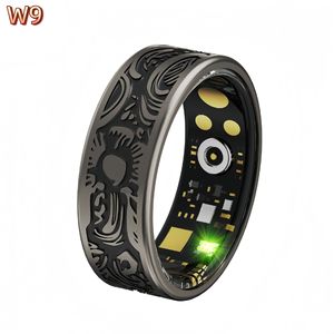Anillo Inteligente W9 con Monitor de Frecuencia Cardíaca, Oxígeno en Sangre, Seguimiento del Sueño, Resistente al Agua, Pantalla LED, Unisex, Dispositivo Deportivo - Product Image 2