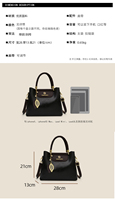 Tas Selempang Wanita Mewah Desain Baru, Bahan Kulit PU, Tali Tunggal, Cocok untuk Kantor