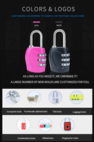 Sac à dos de voyage à roulettes avec mini cadenas à combinaison pour casier de gym et boîte à outils, petit cadenas, best-seller à l'export