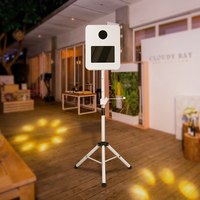 Kiosque photo portable avec écran tactile de 10,1 pouces pour les fêtes et les événements