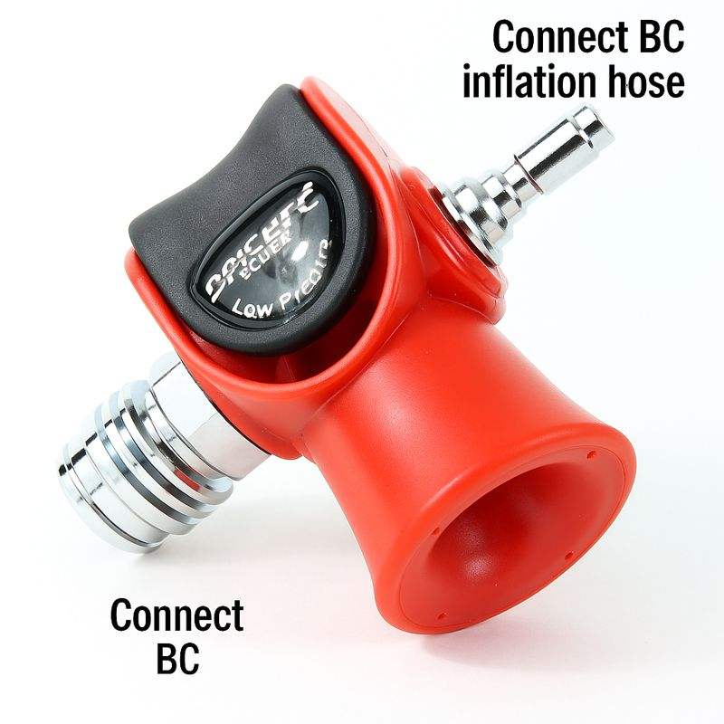 Scuba BC Low Pressure Inflator Connector | BCD Inflator Hose Adapter ...