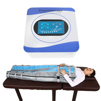 Appareil professionnel de pressothérapie à 16 chambres d'air pour drainage lymphatique, remodelage corporel et analyse cutanée par compression d'air