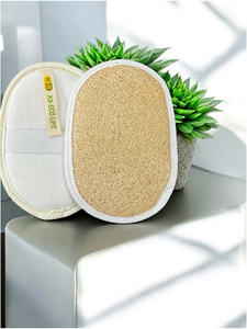 Éponge ovale en loofah KB Sun, 100 % naturelle, pratique, sûre pour les peaux sensibles, à une face, goutte d'eau, Eco Life Natural Eco - Product Image 6