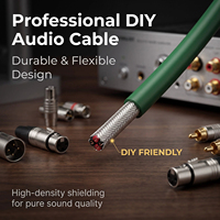 Kabel Audio Koaksial YIVO XSSH HIFI 4-Core, Kabel Tembaga Murni DIY Cocok untuk Konektor RCA XLR untuk Home Theater PC Speaker OEM ODM