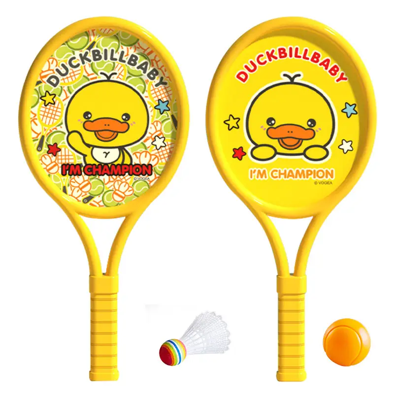 Xst 2023 Nieuwe Plastic Tennis Kinderen Badminton Rackets Zomer Sport Outdoor Speelgoed Bal Spel Kids Racket Badminton Sport Speelgoed