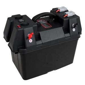 กล่องแบตเตอรี่อัจฉริยะ, กล่องสำหรับใช้งานทางทะเล 12V พร้อมขั้วต่อ 50 แอมป์, พอร์ตหลายช่องและเซอร์กิตเบรกเกอร์สำหรับมอเตอร์ลากจูงและโซลาร์ PB002 - Product Image 1