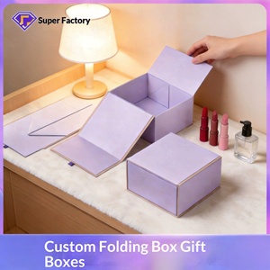 Custom <b>Foldable</b> Gift <b>Boxes</b>, Fashion Flap-Top Packaging for Cross-Border Trade - Product Image 4