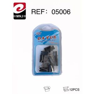 Da Yue Binder Clip 12Pcs Black Metal Office Use - Product Image 3
