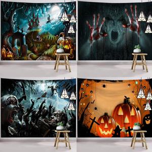 Unique Multipurpose Horror Wacky Dead Series Personnalisé Réutilisable Haute Qualité Abrasion Durable Tapisseries Halloween Présent - Product Image 3