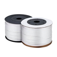 Tuyau de protection de câble en PVC blanc, tube de numérotation de ligne vide, tube de marquage de câble basse tension, tube de codage de fil flexible, fourni par l'usine